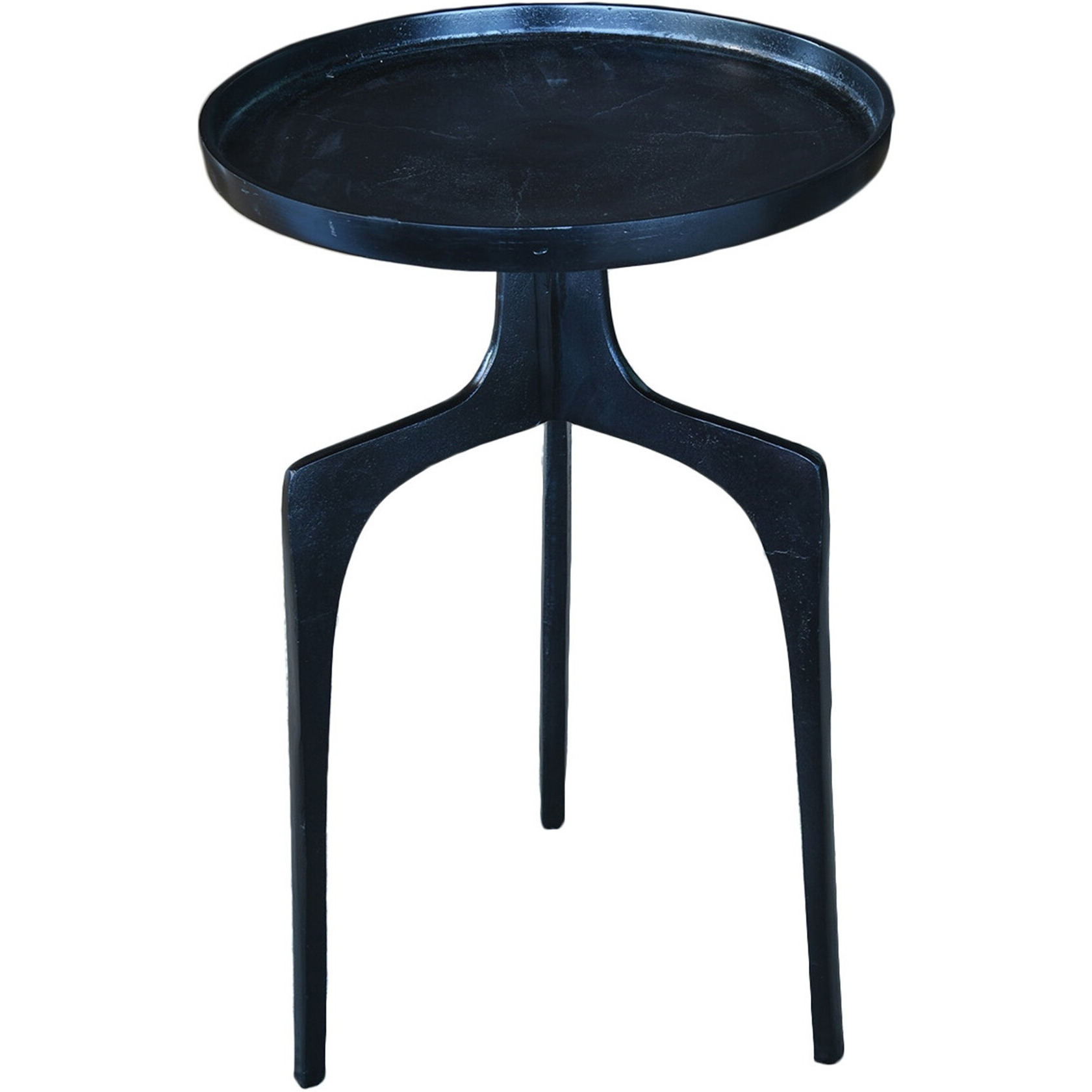 Contemporary Blue Side Table