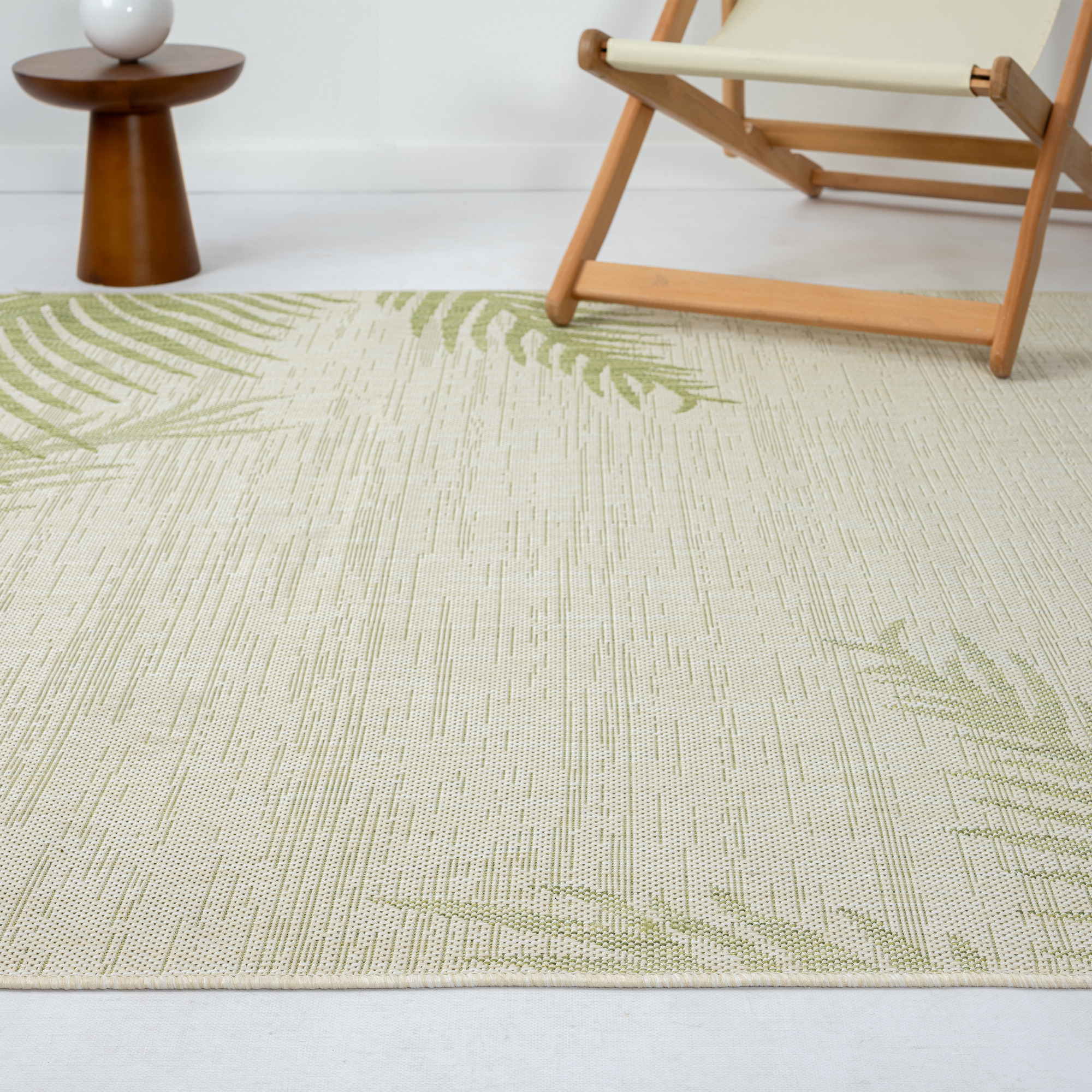 5 X 7 Green Palms Indoor Outdoor Area Rug