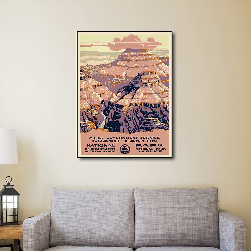 8.5"" X 11"" Grand Canyon C1938 Vintage Travel Poster Wall Art