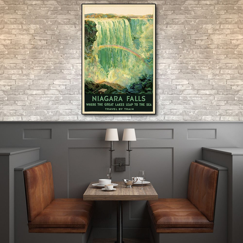 12"" X 18"" Niagra Falls New York C1920S Vintage Travel Poster Wall Art