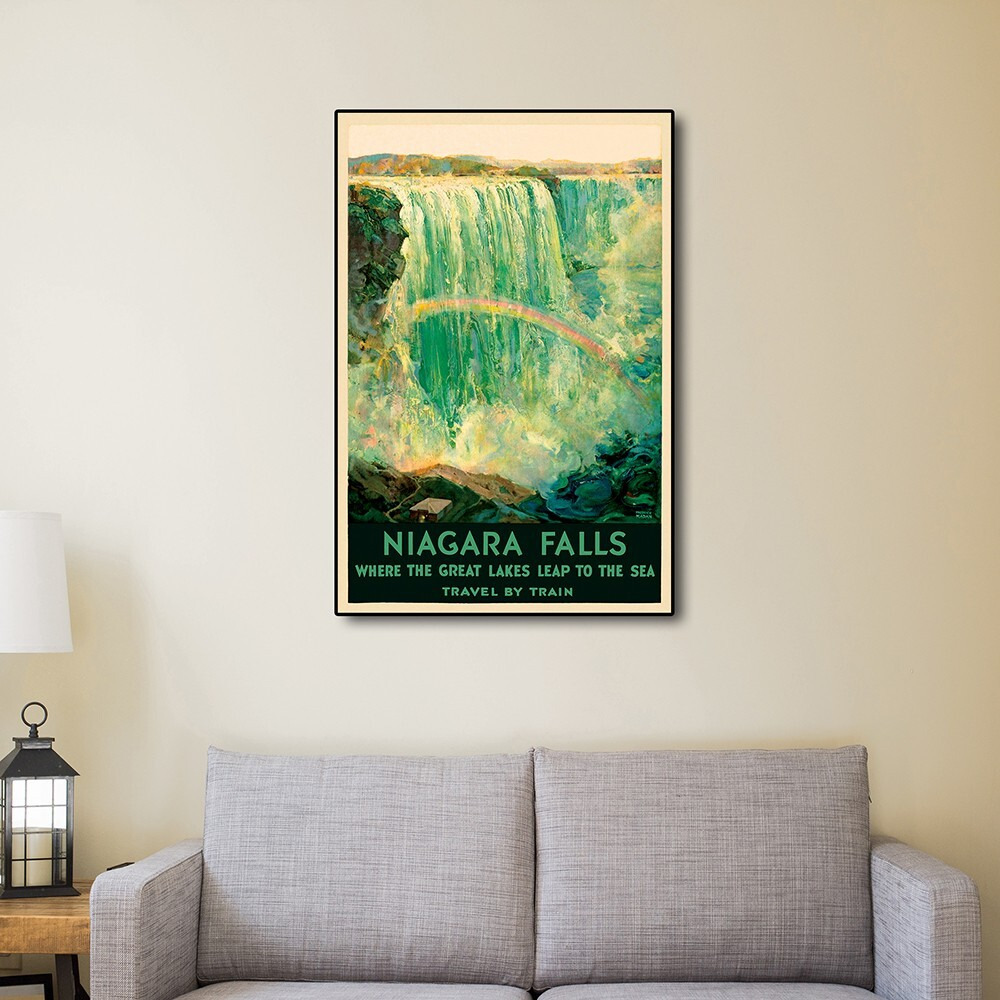 12"" X 18"" Niagra Falls New York C1920S Vintage Travel Poster Wall Art