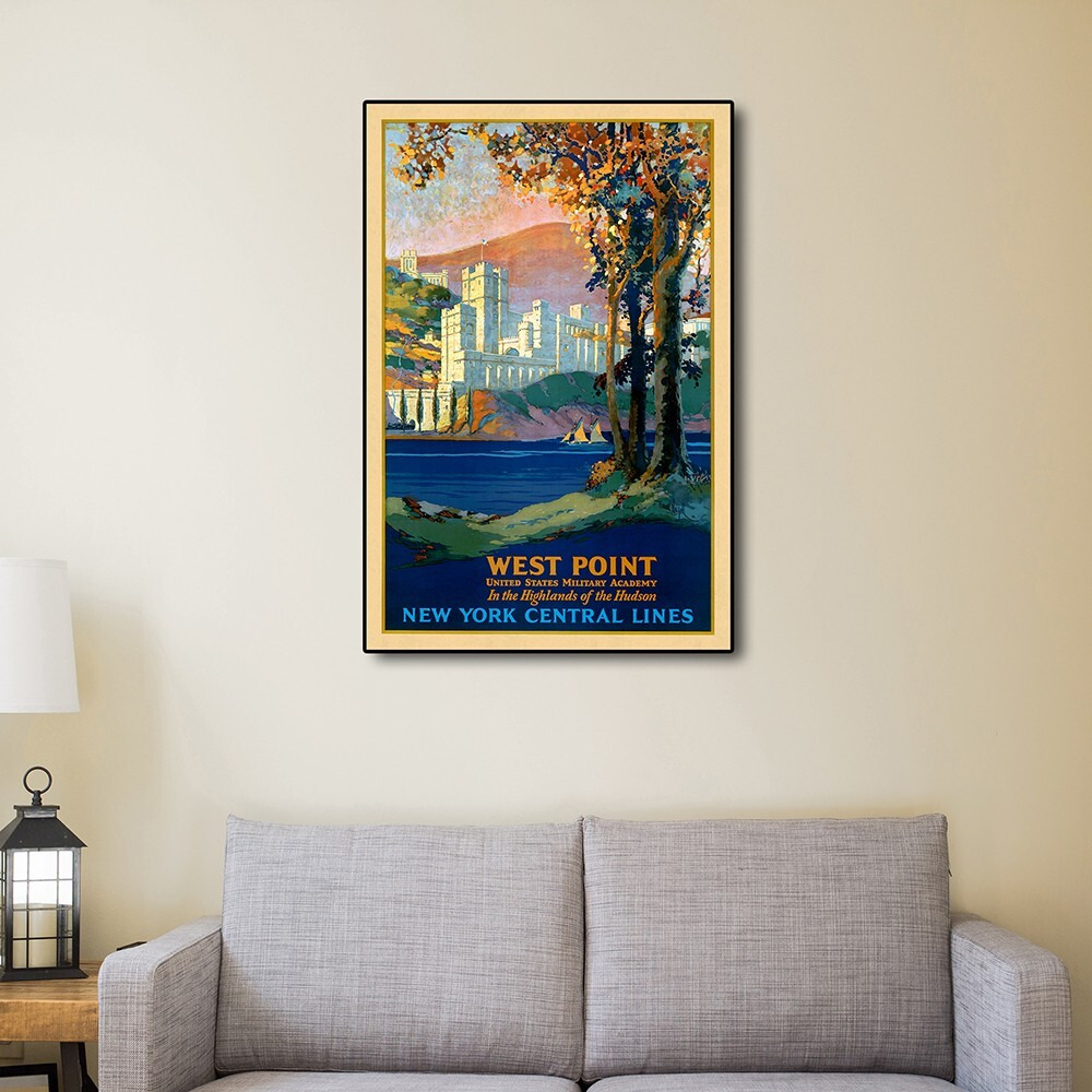36"" X 54"" West Point New York C1920S Vintage Travel Poster Wall Art