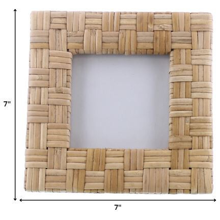 4X4 Woven Bamboo Square Frame