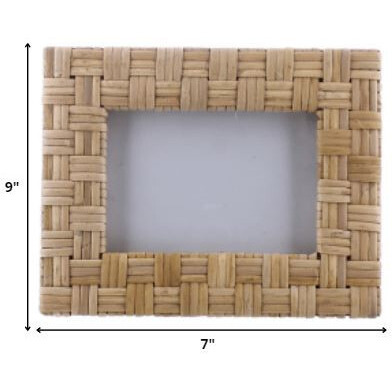 4X6 Woven Bamboo Rectangular Frame