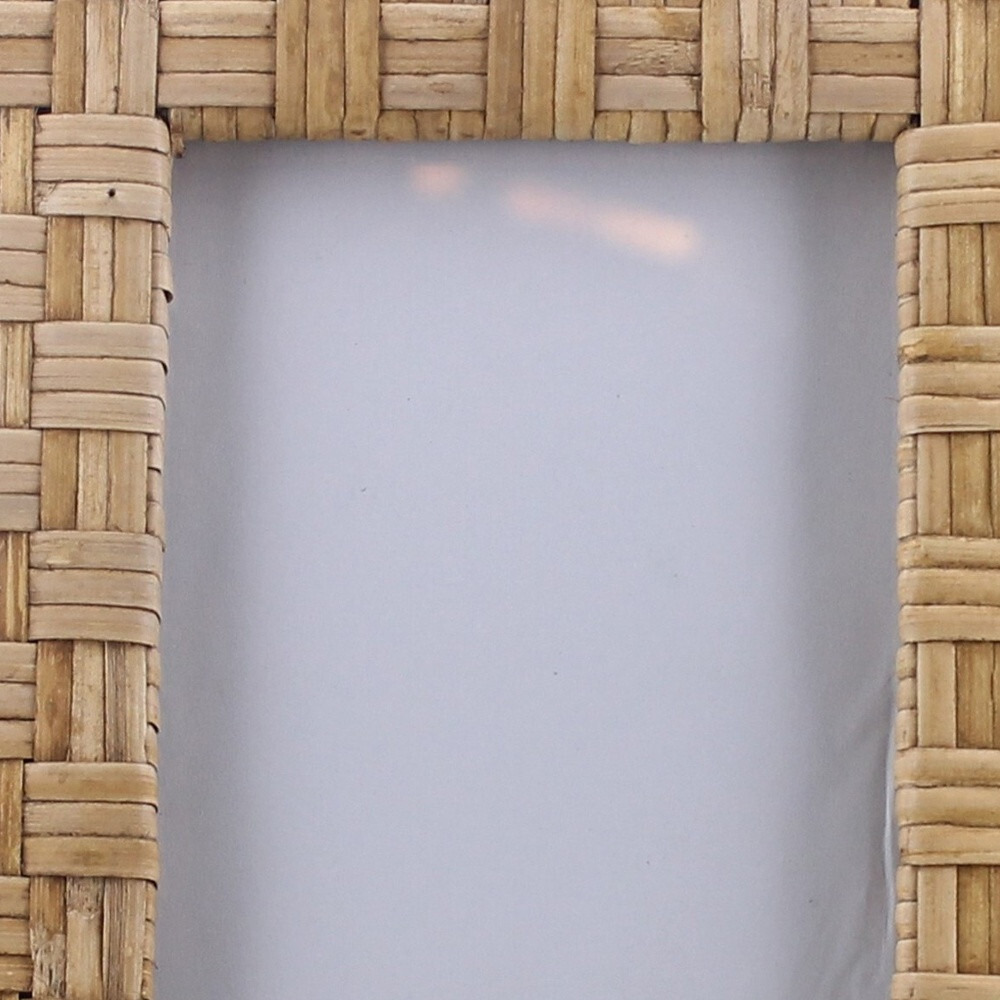 5X7 Woven Bamboo Vertical Frame