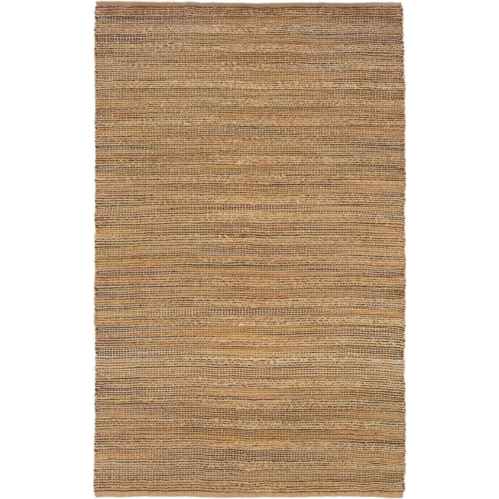 8 X 10 Brown Braided Jute Area Rug