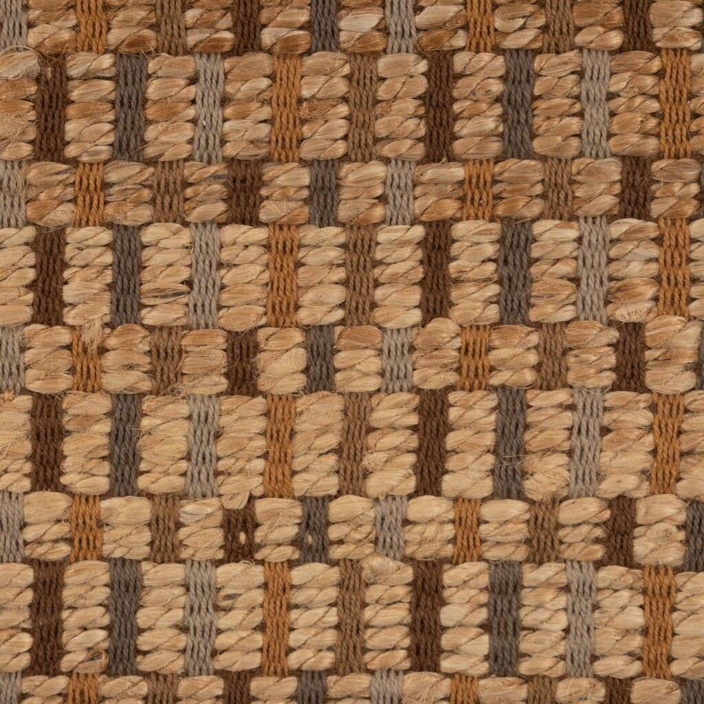 9 X 12 Tan Classic Interwoven Area Rug