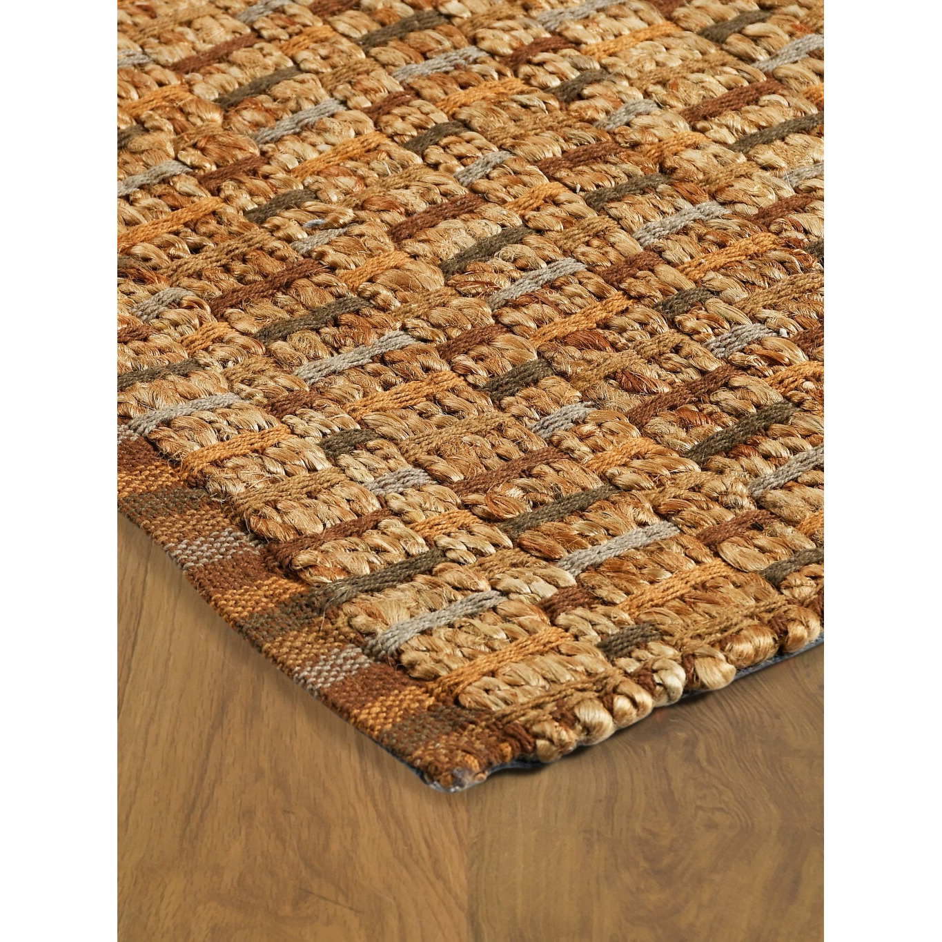 9 X 12 Tan Classic Interwoven Area Rug