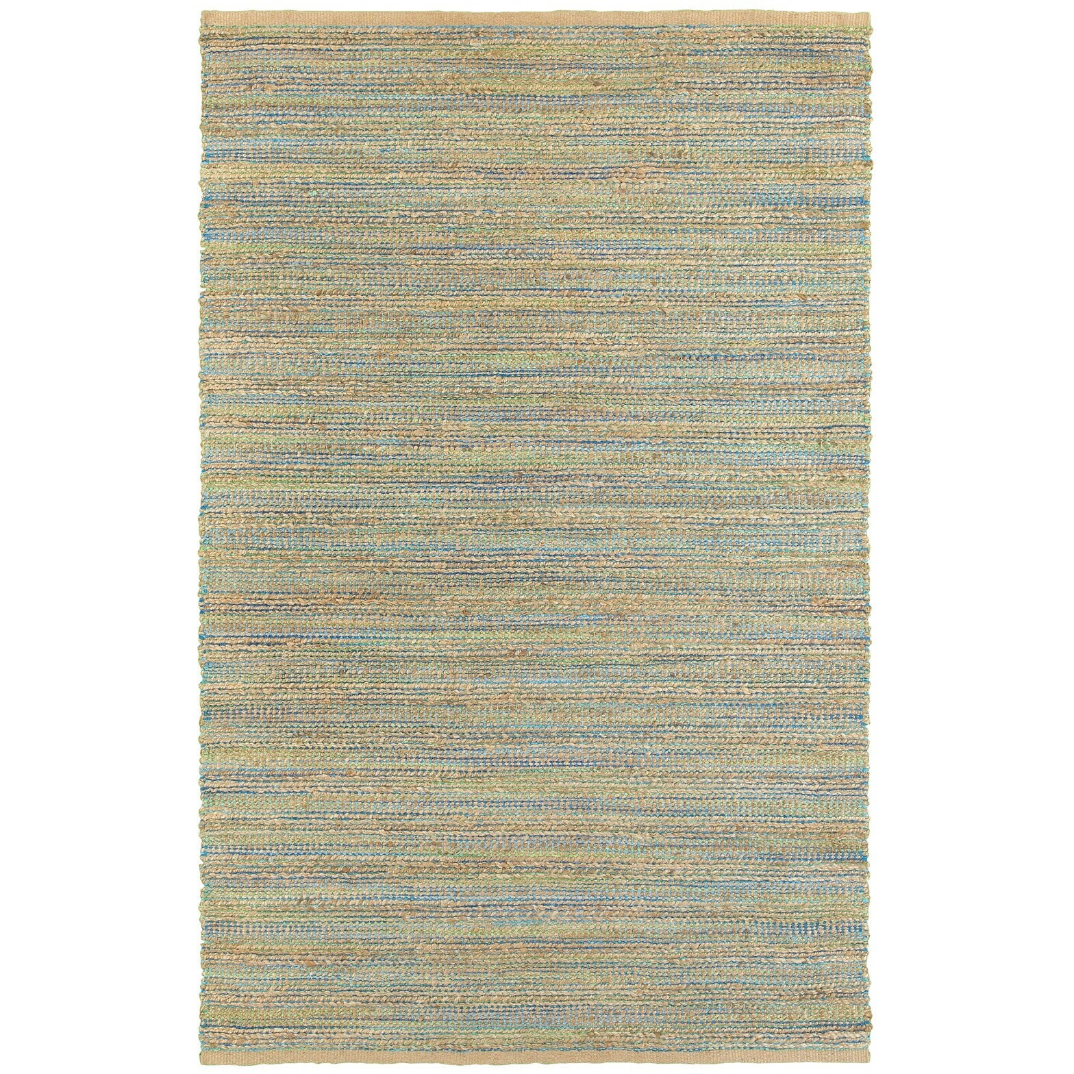 8 X 10 Multitoned Braided Jute Area Rug