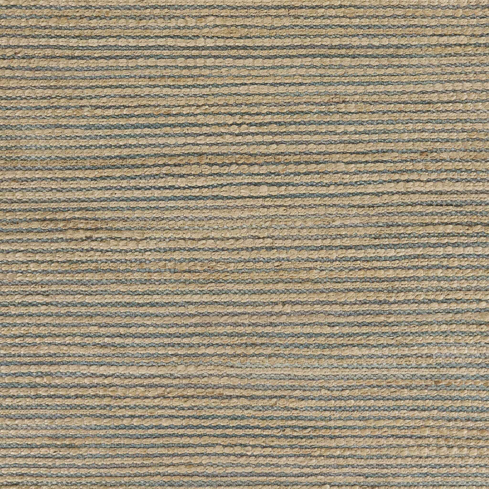 8 X 10 Tan And Blue Undertone Striated Area Rug