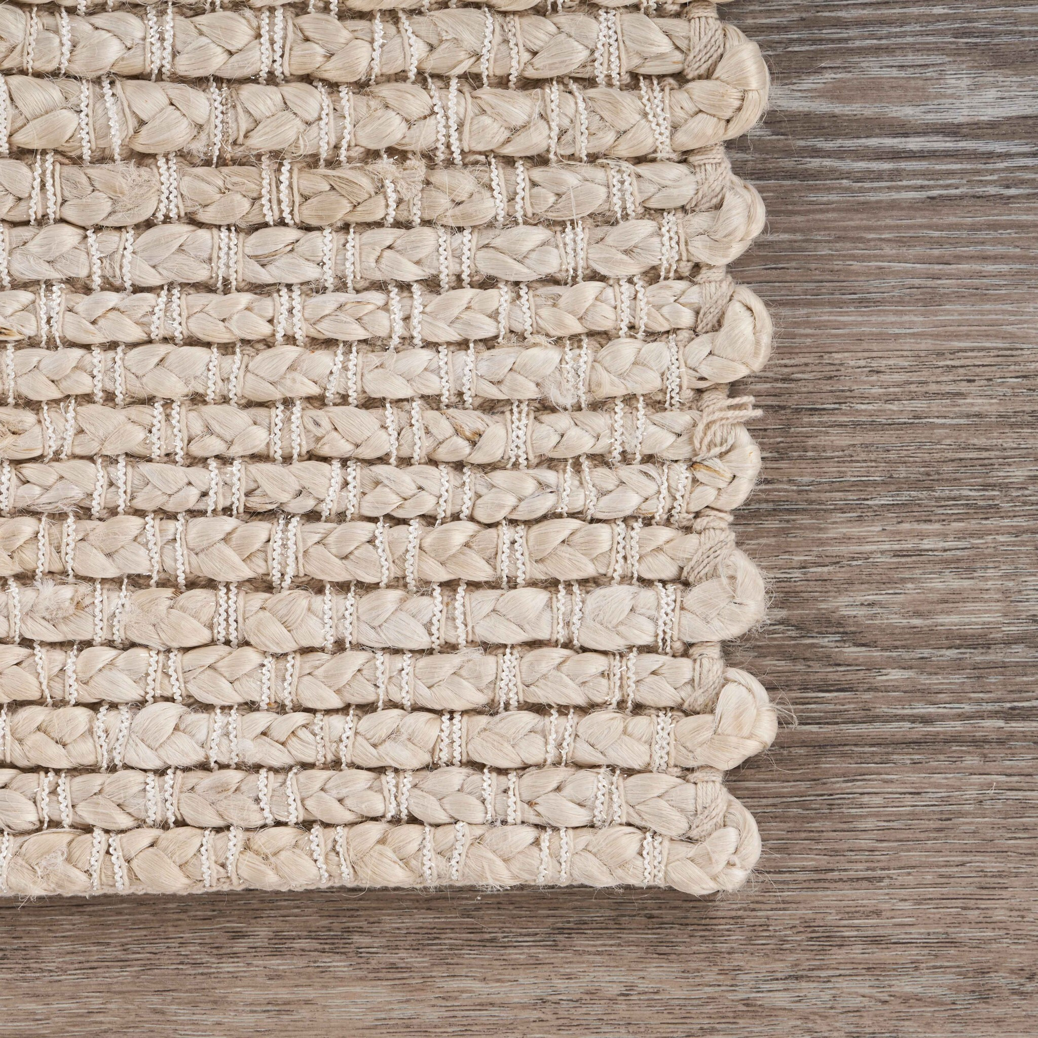 5 X 8 Natural Bleached Contemporary Area Rug