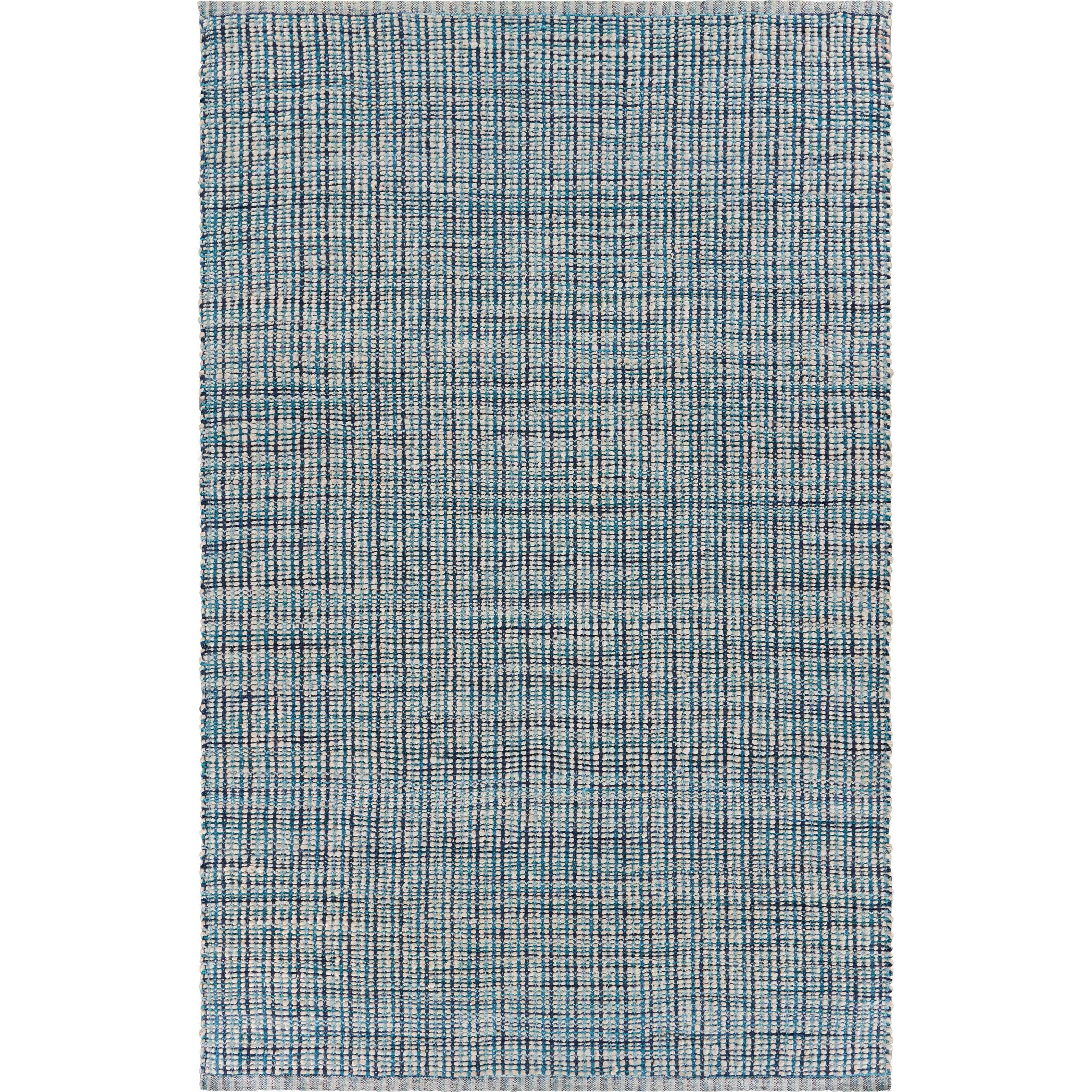 9 X 12 Classic Blue Jute Area Rug