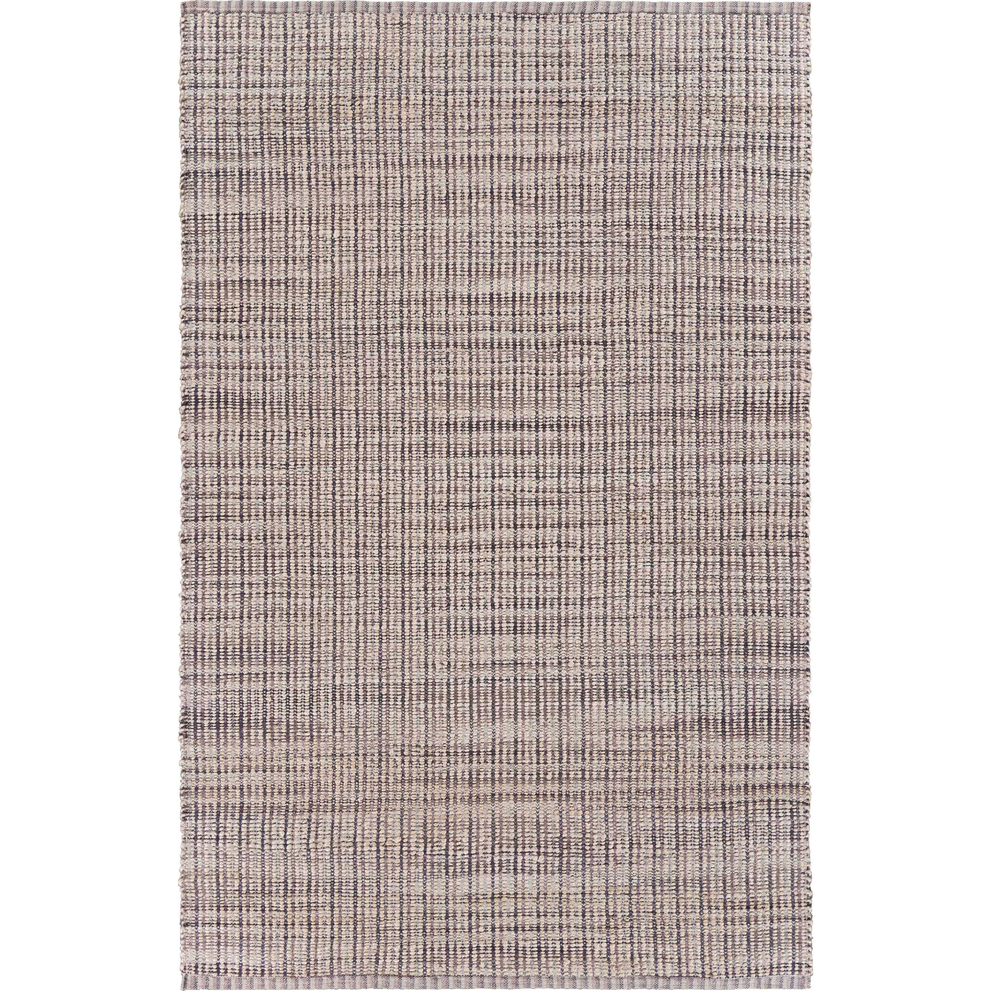 5 X 8 Brown And Beige Toned Jute Area Rug