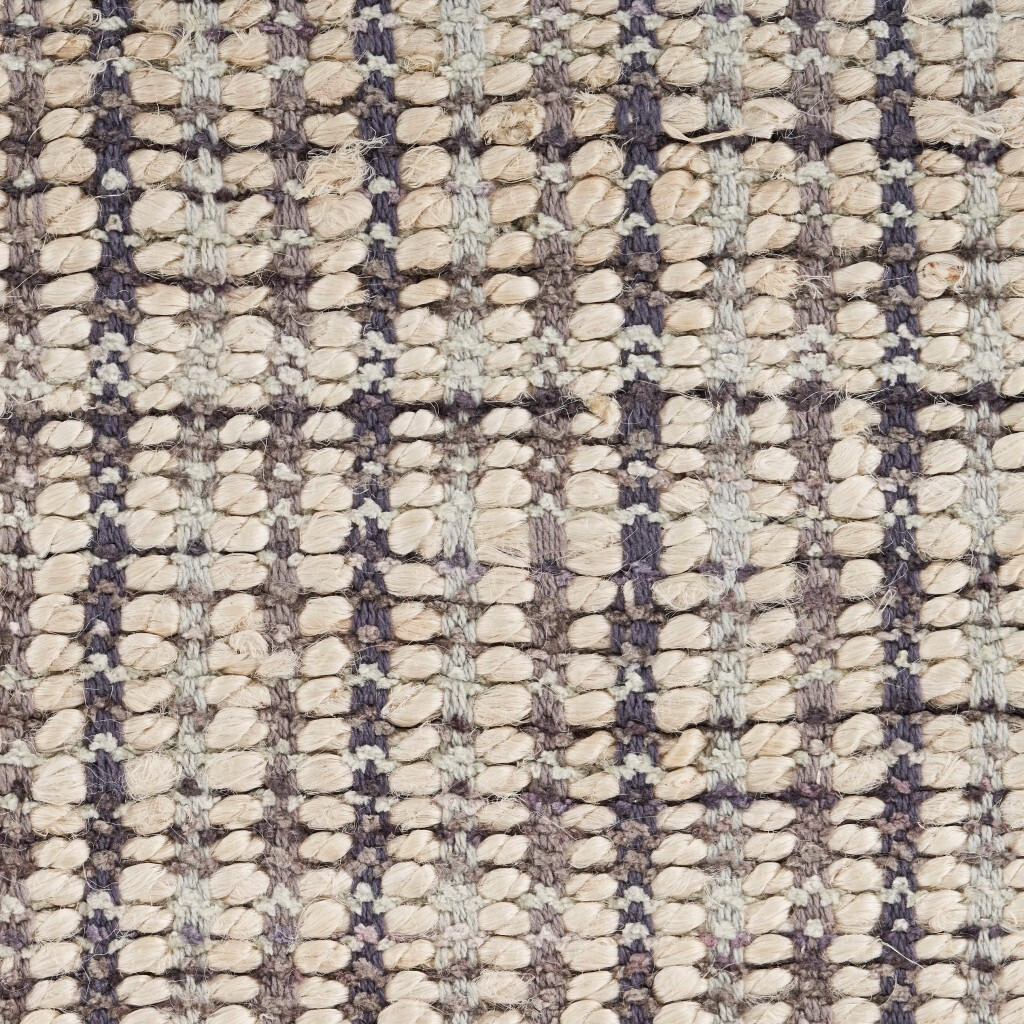 5 X 8 Brown And Beige Toned Jute Area Rug