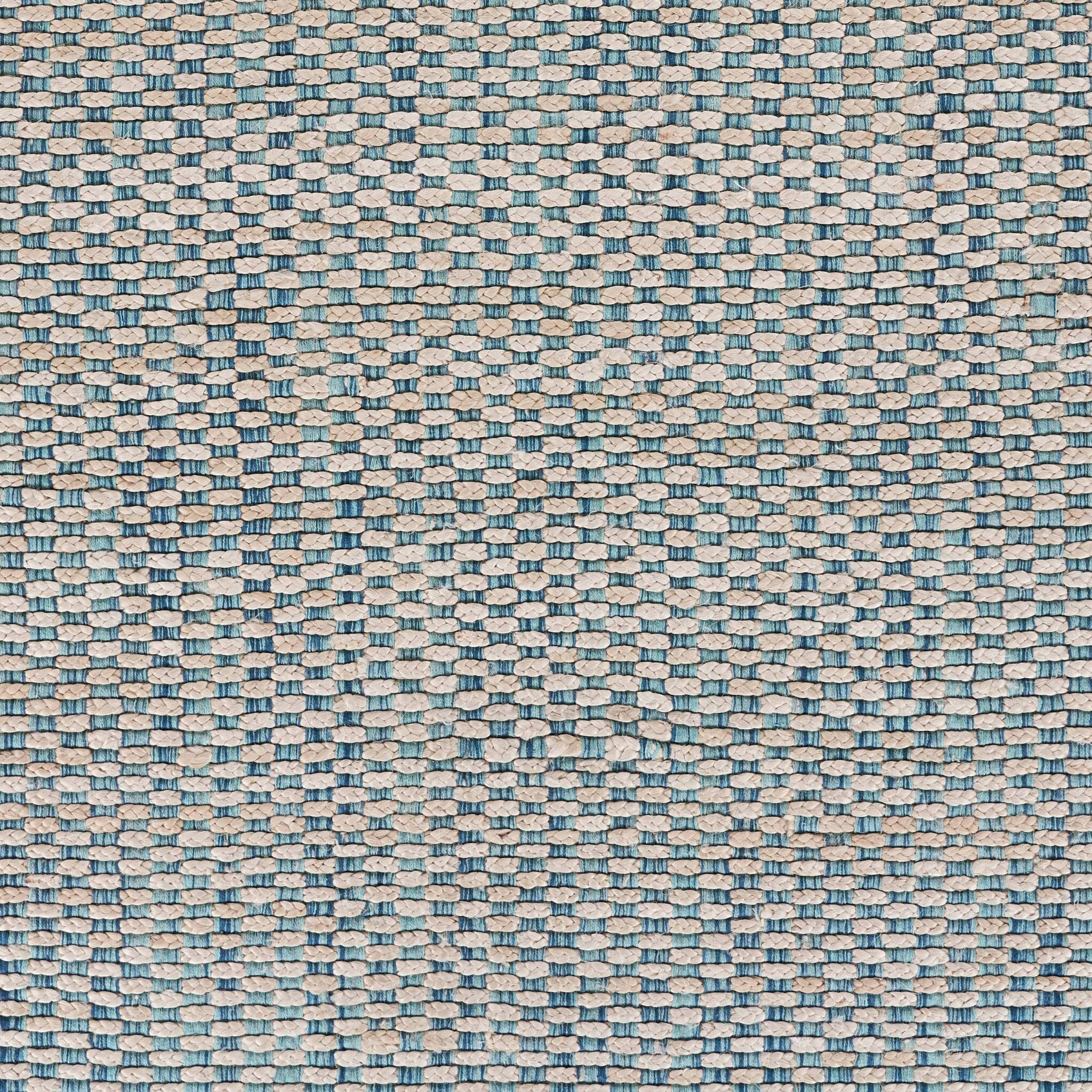 8 X 10 Blue And Beige Toned Area Rug
