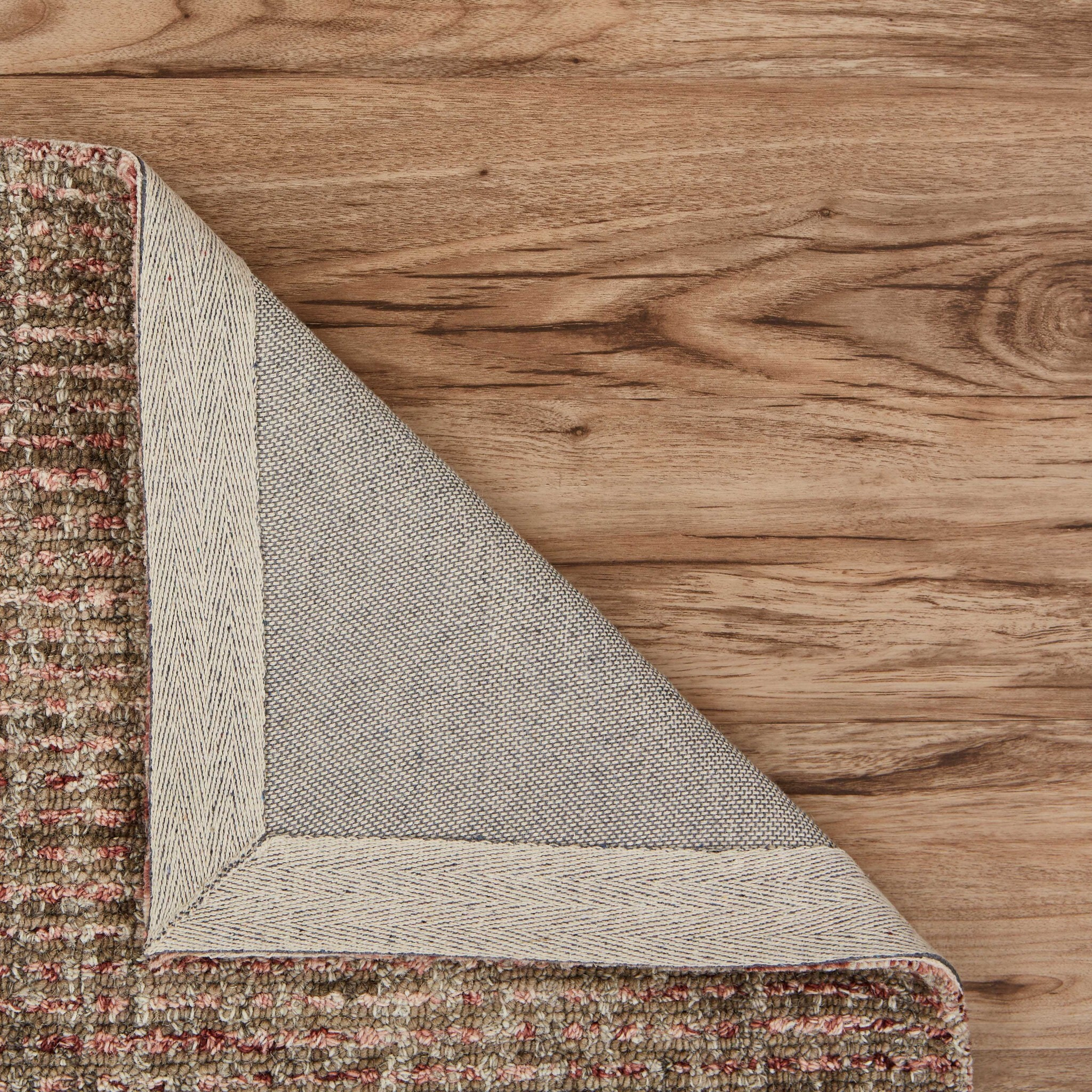 9 X 12 Brown Detailed Weave Area Rug