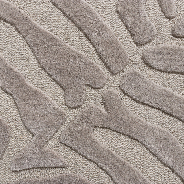 8 X 10' Taupe Zebra Pattern Area Rug