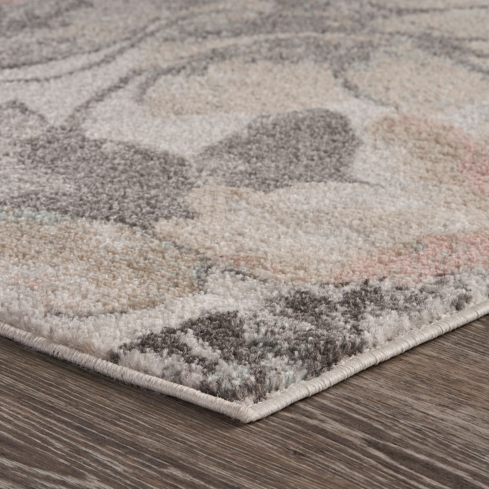 8 X 10 Ivory Blooming Rose Area Rug