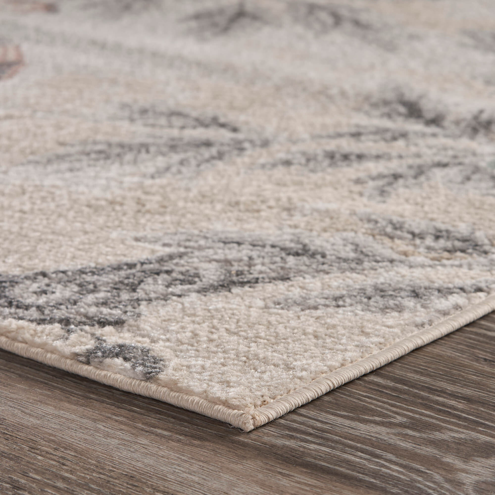 5 X 7 Soft Beige Birds And Trees Area Rug