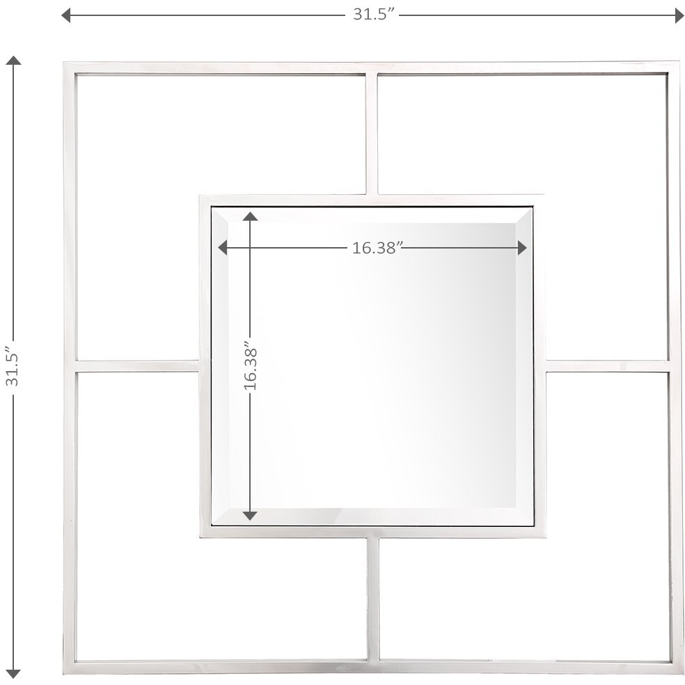 Sqaure On Square Wall Mirror