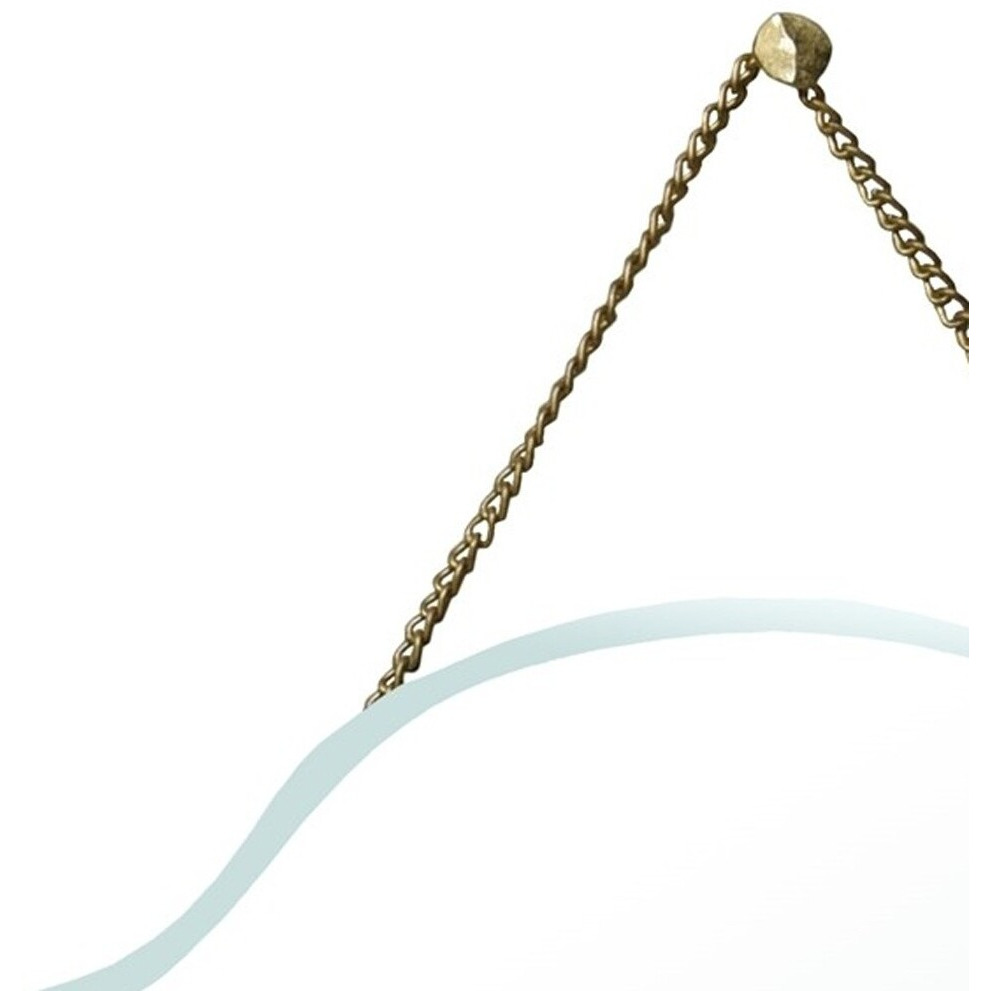 Arch Shaped Beveled Hanging Mirror