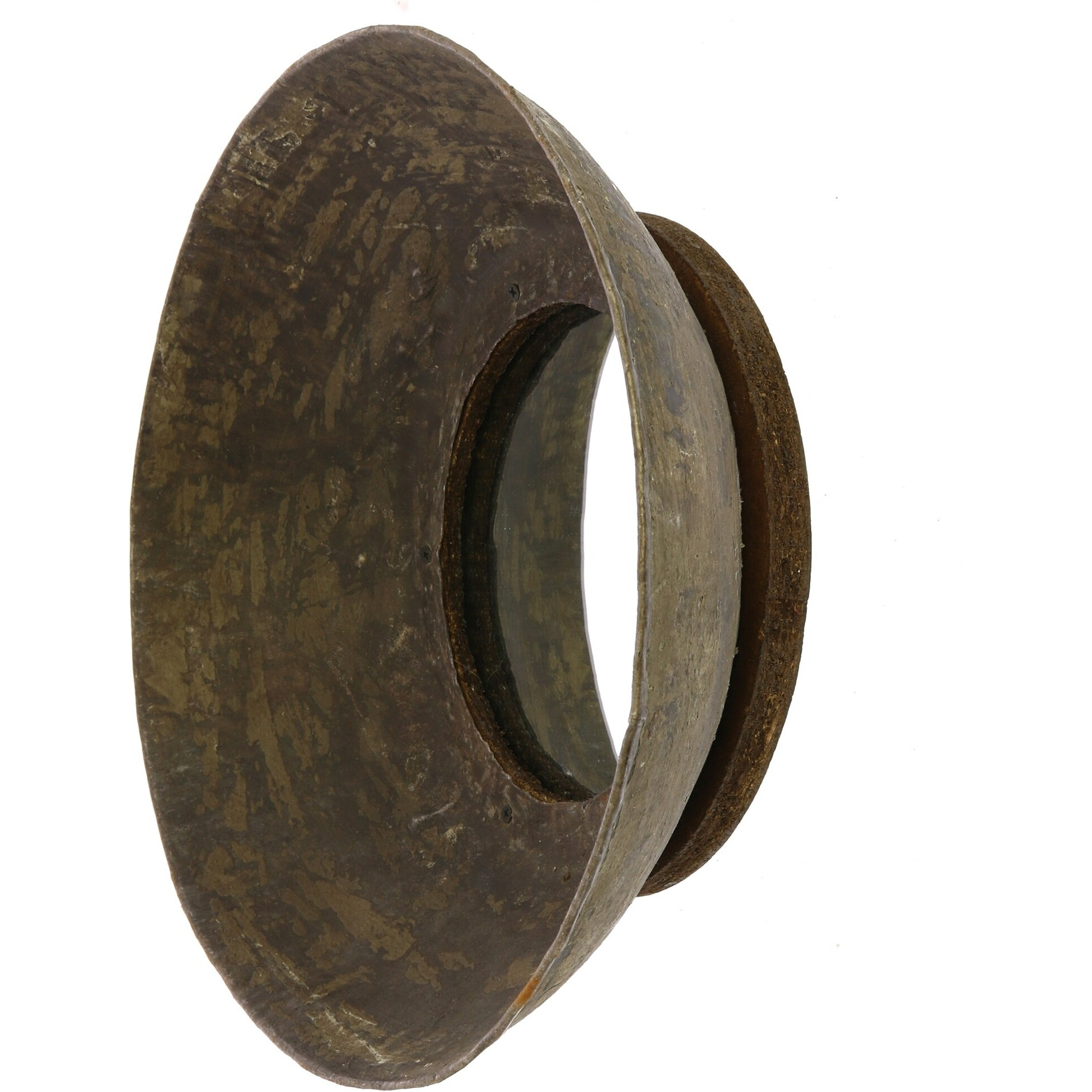 Petite Metal Bowl Wall Mirror