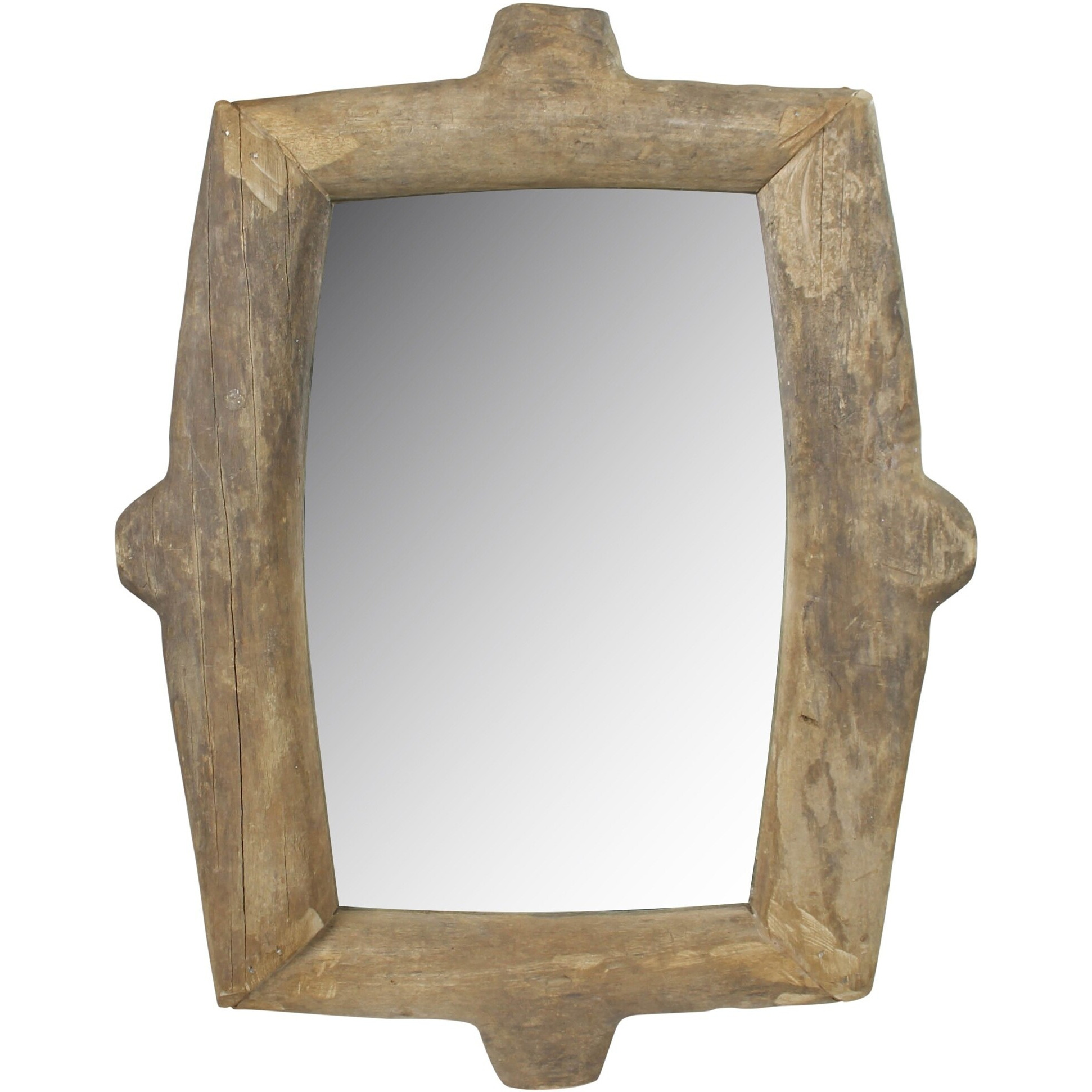 Natural Wooden Wall Mirror