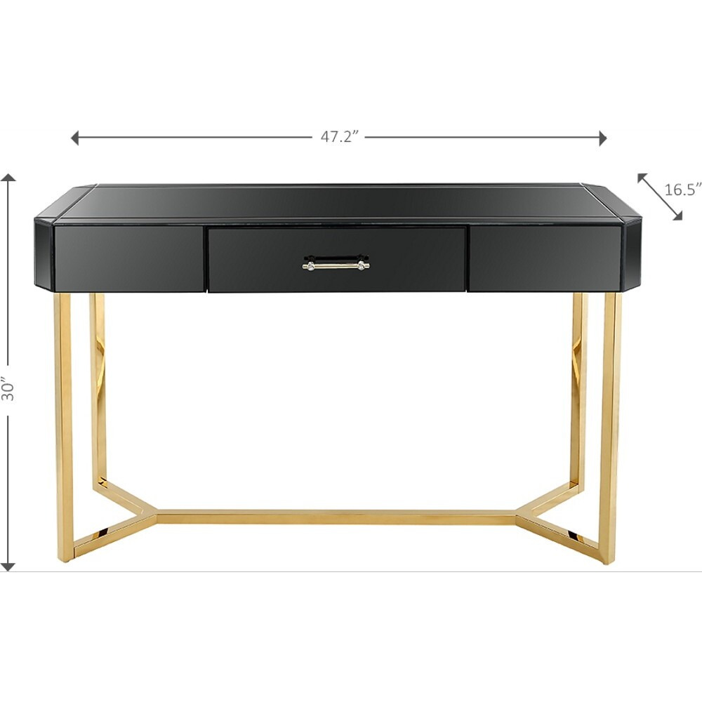 Black And Gold Console Table