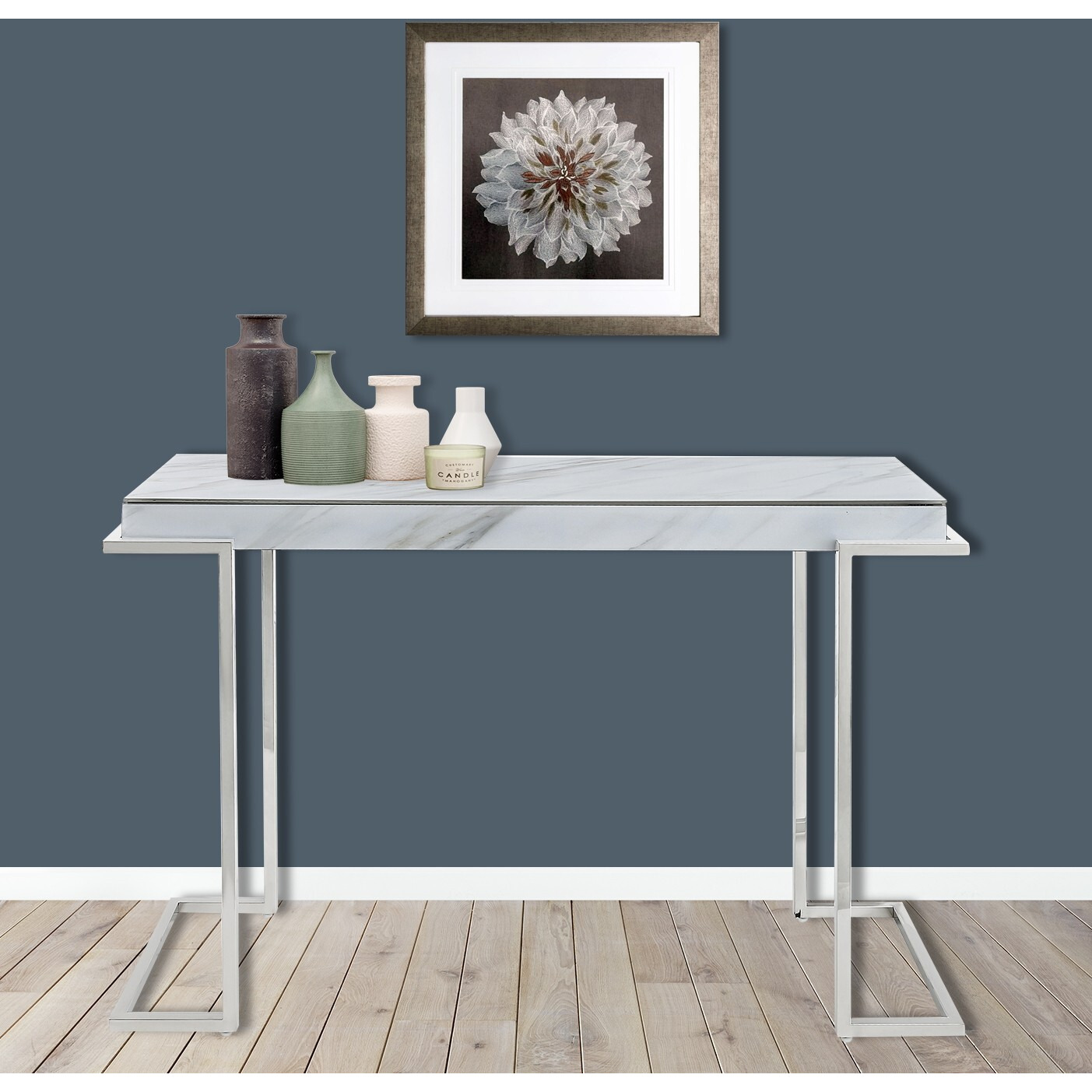 Marble Rectangular Console Table