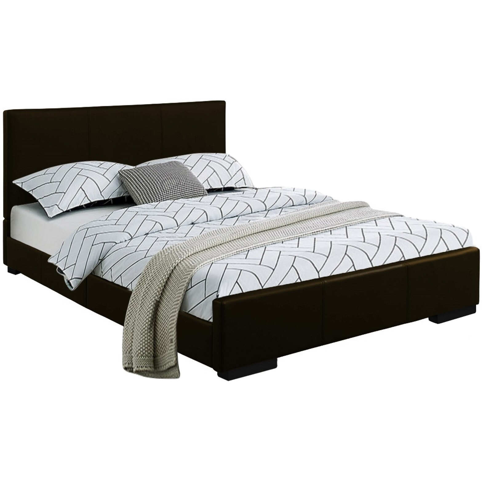 Black Platform King Bed