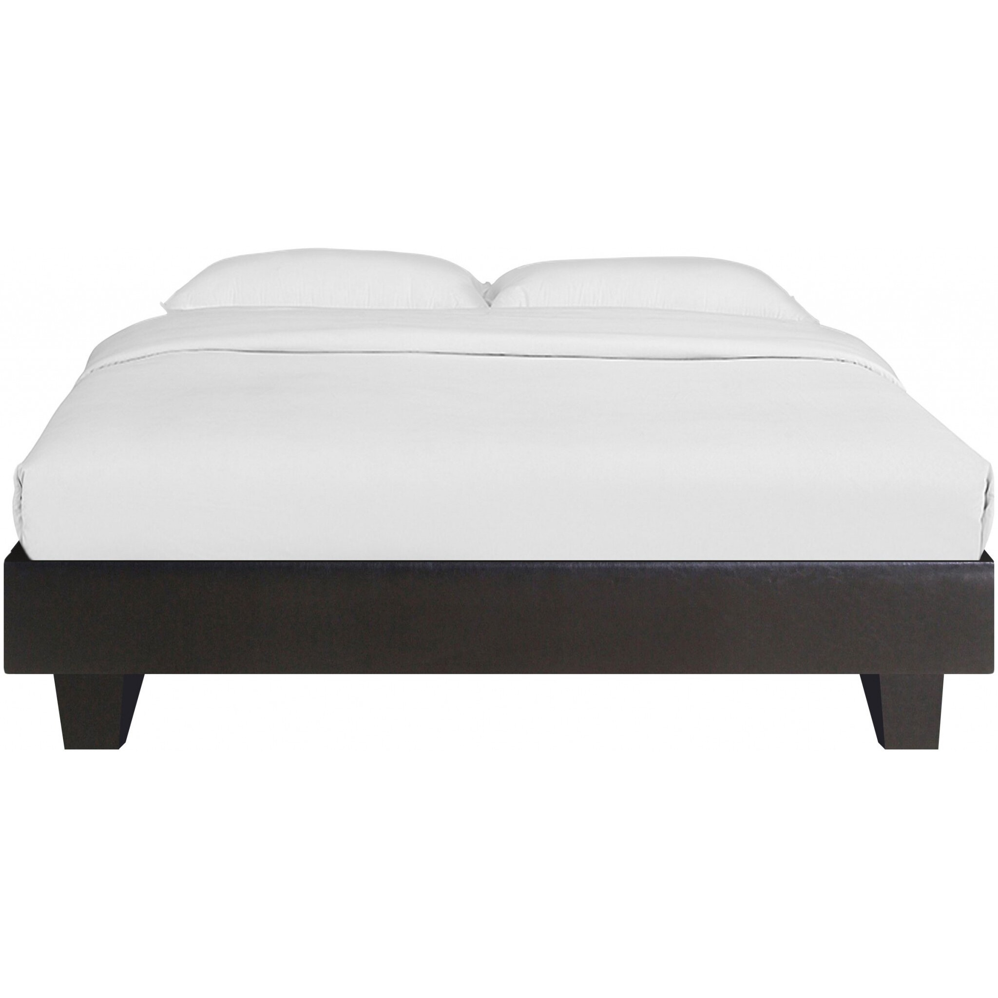 Black Platform Queen Bed