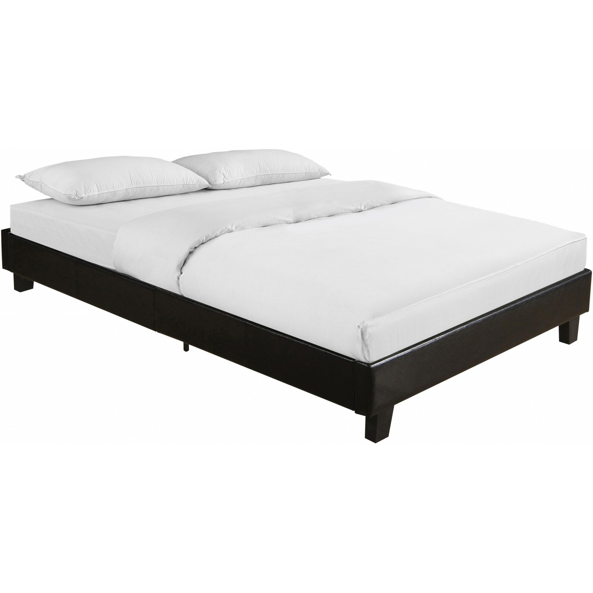 Black Platform Queen Bed