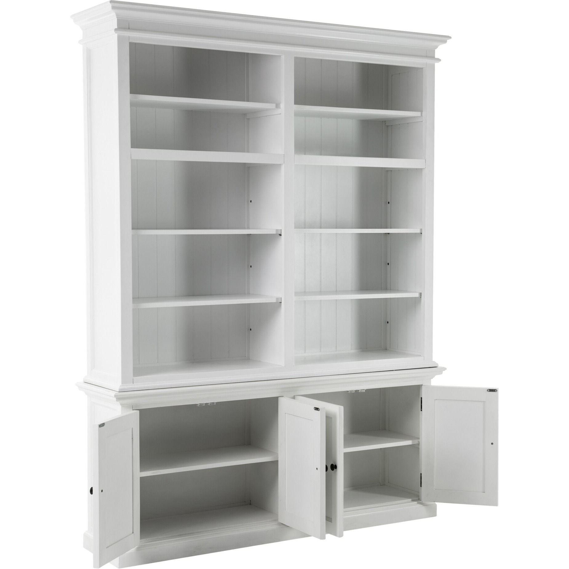 Classic White Double Bay Hutch Unit