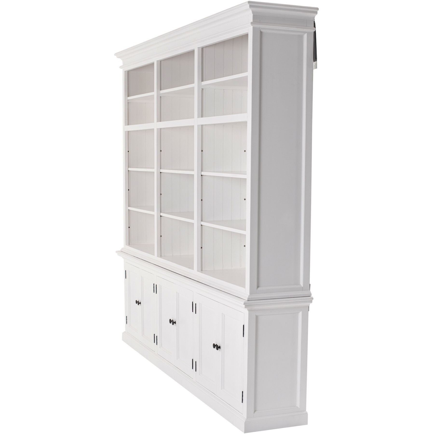 Classic White Triple-Bay Hutch Unit