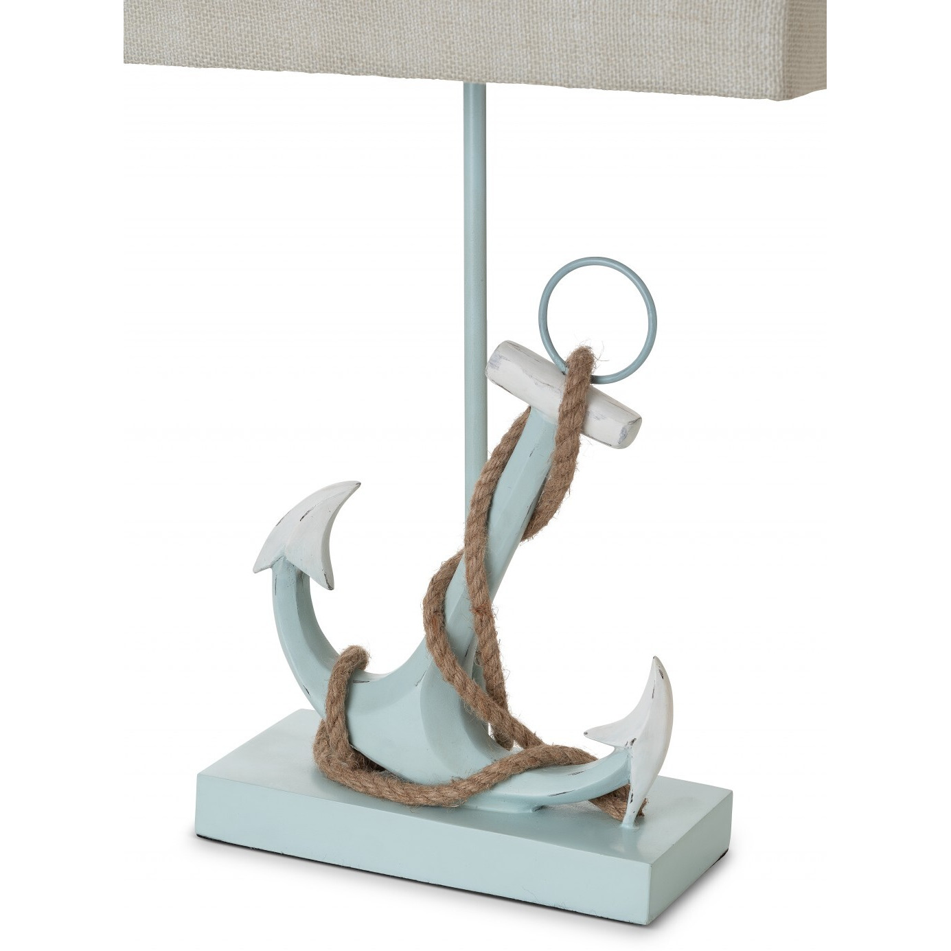 Set Of 2 Blue And White Anchor Table Lamps