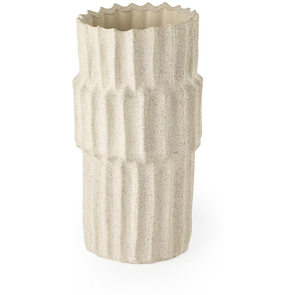14&quot&quot Jumbo Organic Textured Sand Vase