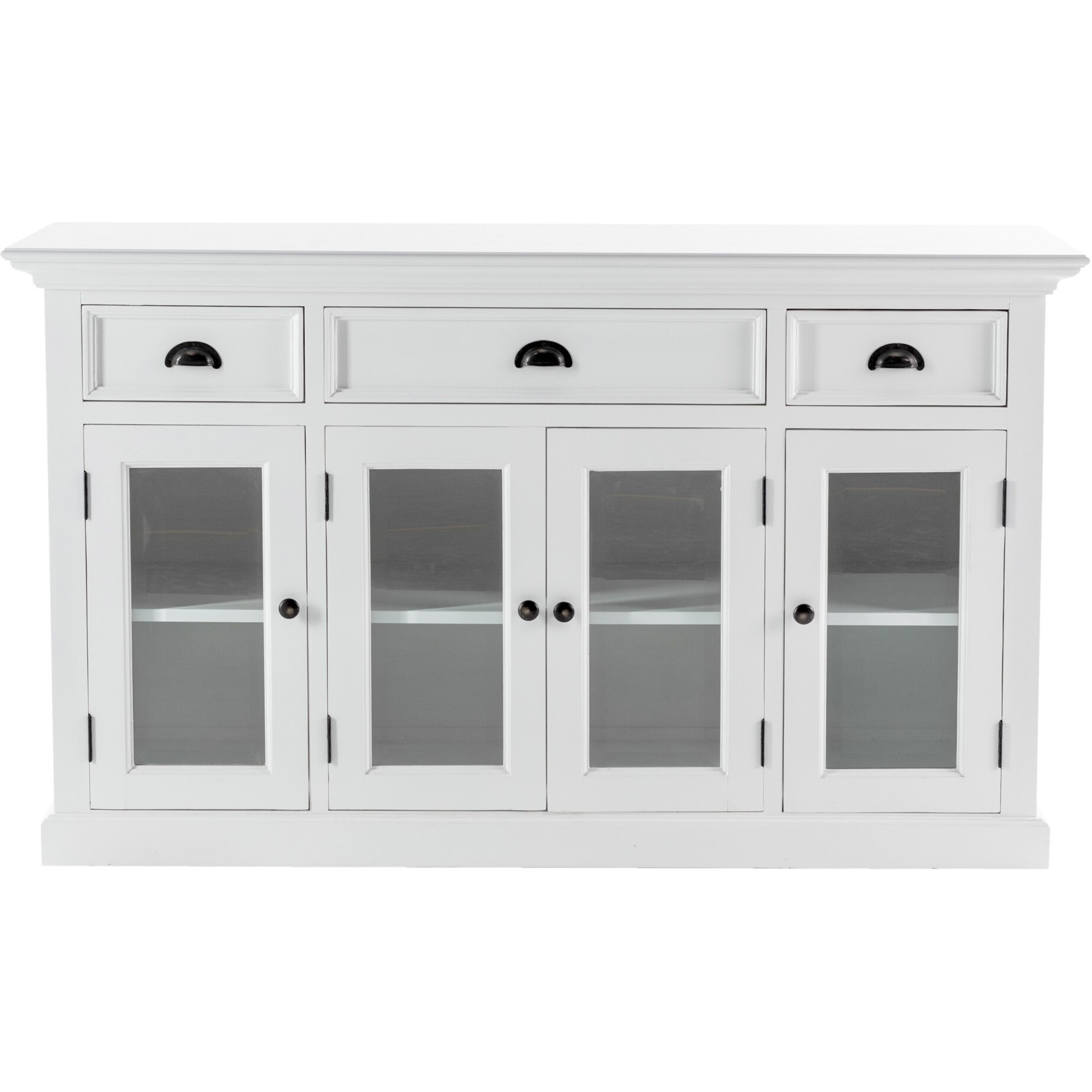 Modern Farmhouse White Buffet Server
