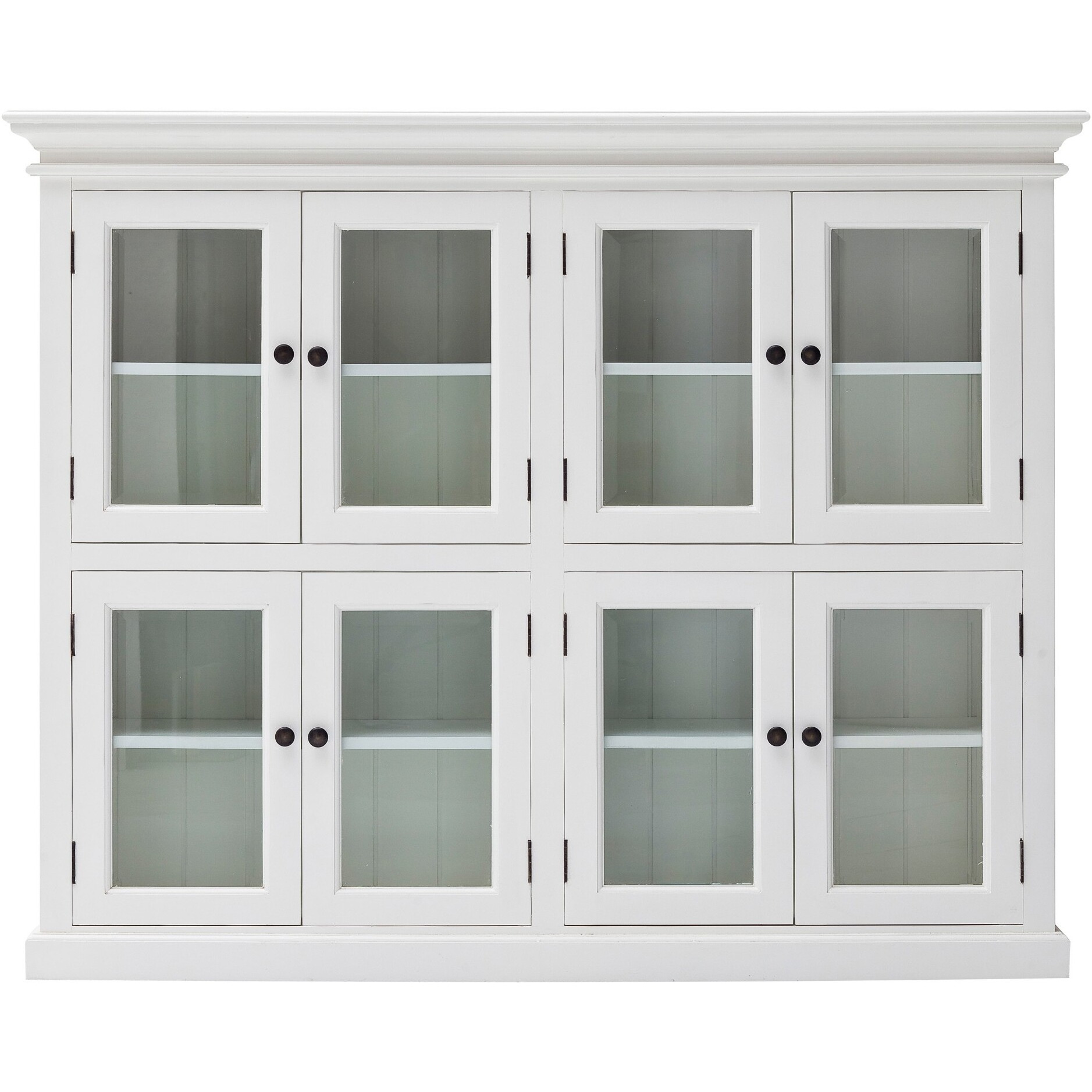 Classic White Two Level Mega Storage Cabinet