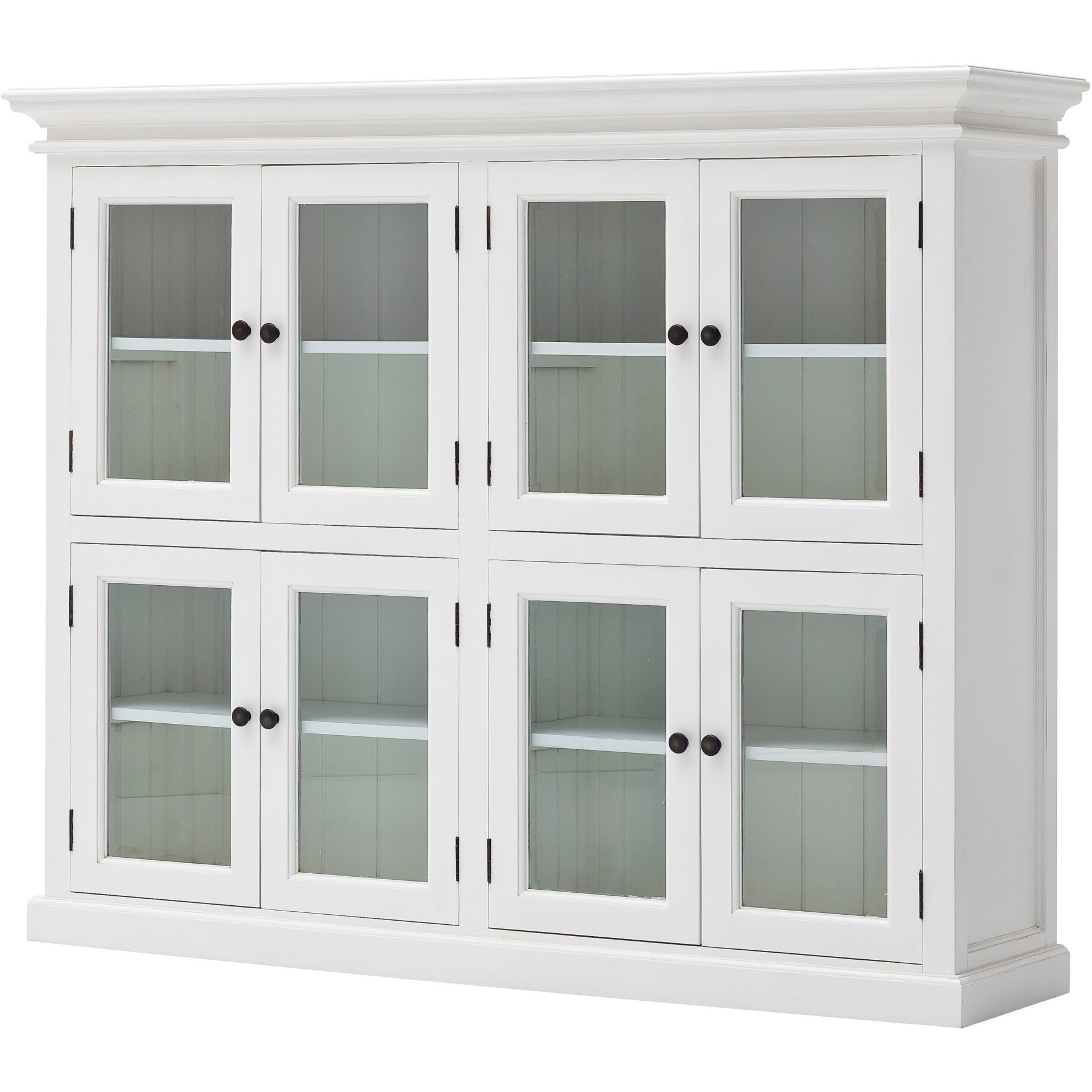 Classic White Two Level Mega Storage Cabinet