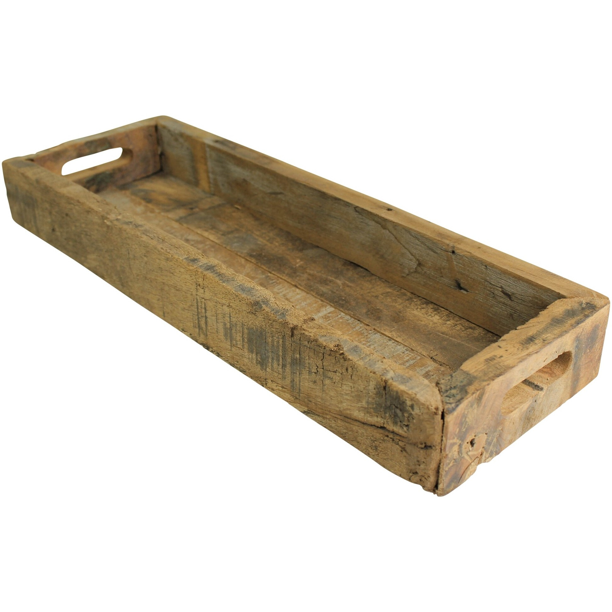 Jumbo Rectangular Wooden Block Serving Tray