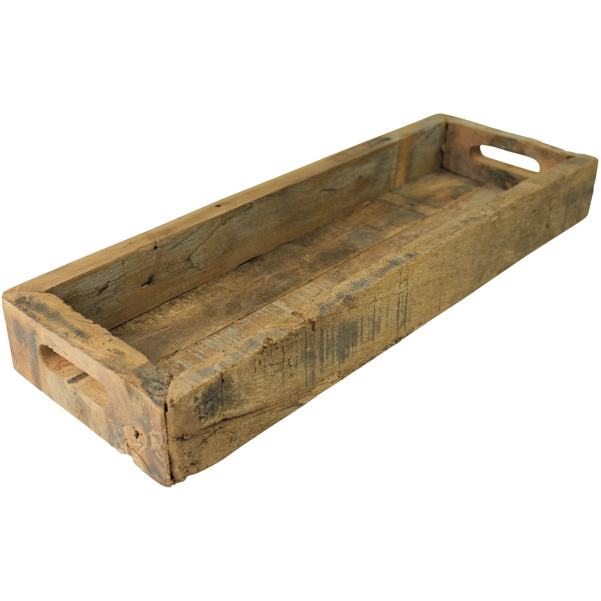 Jumbo Rectangular Wooden Block Serving Tray