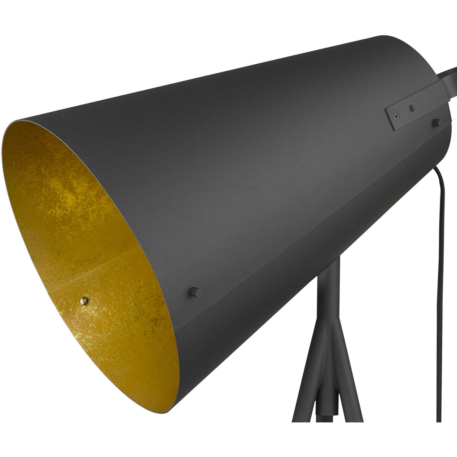 Faza 1-Light Matte Black Floor Lamp