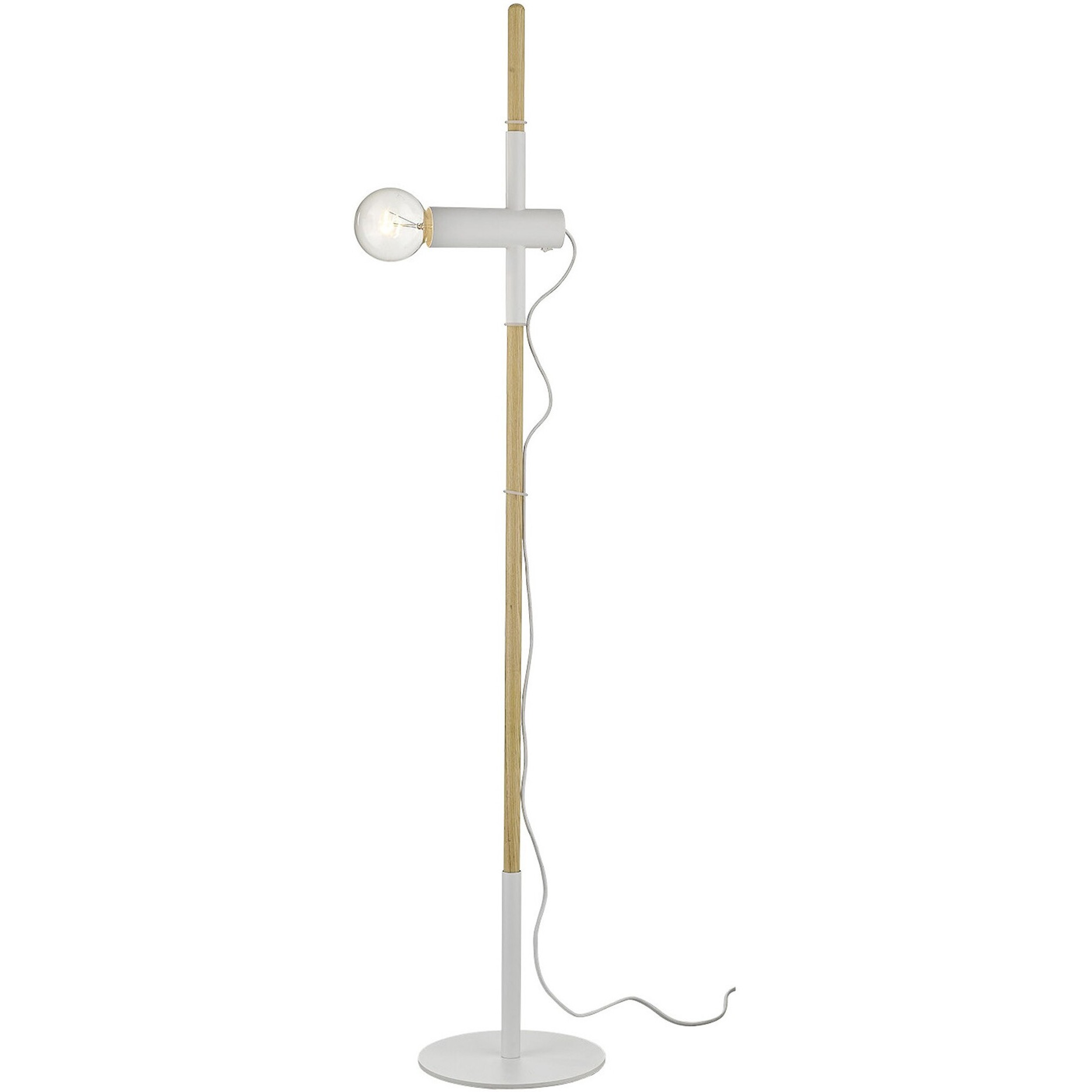 Hilyte 1-Light White Floor Lamp