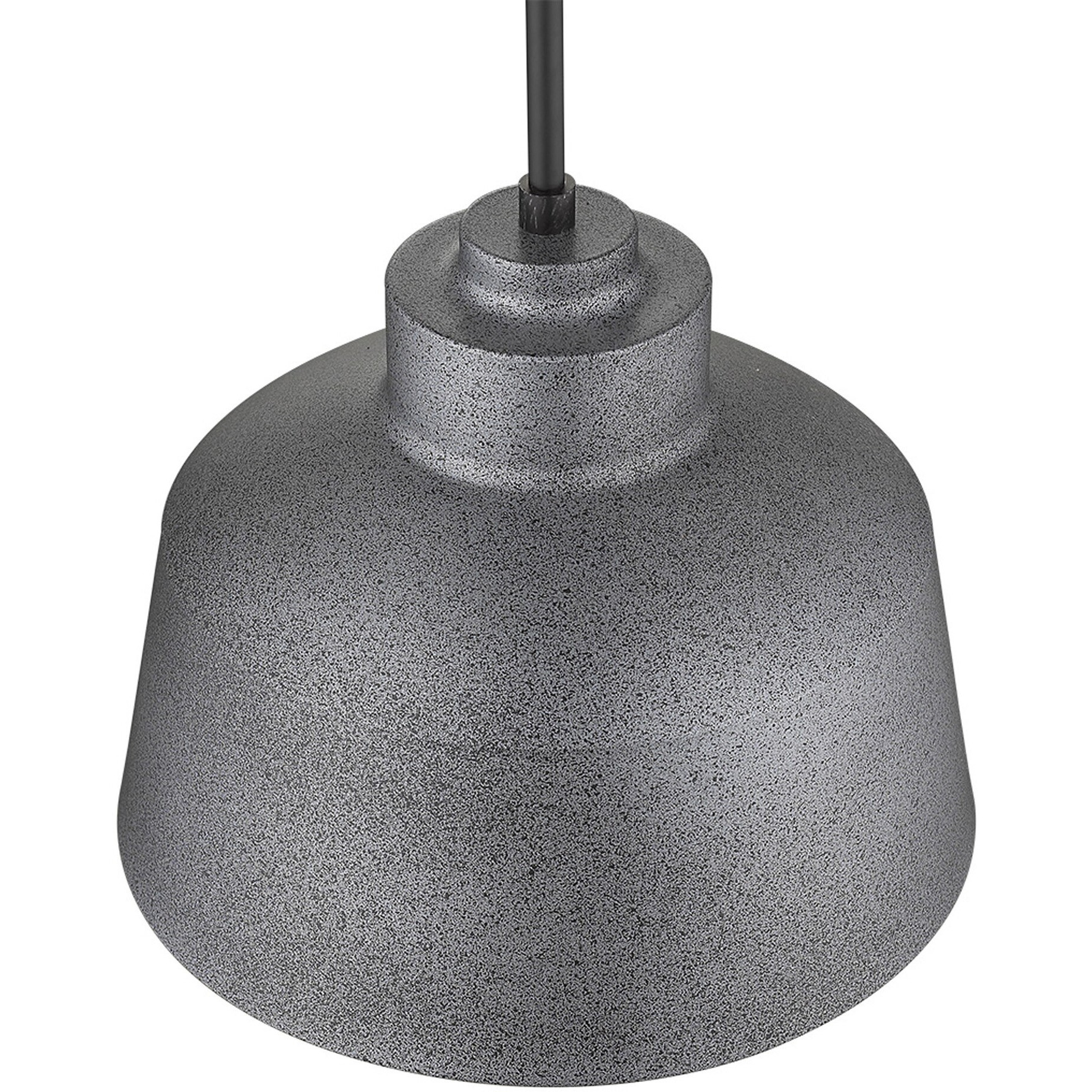 Barnes 1-Light Gray Convertible Pendant
