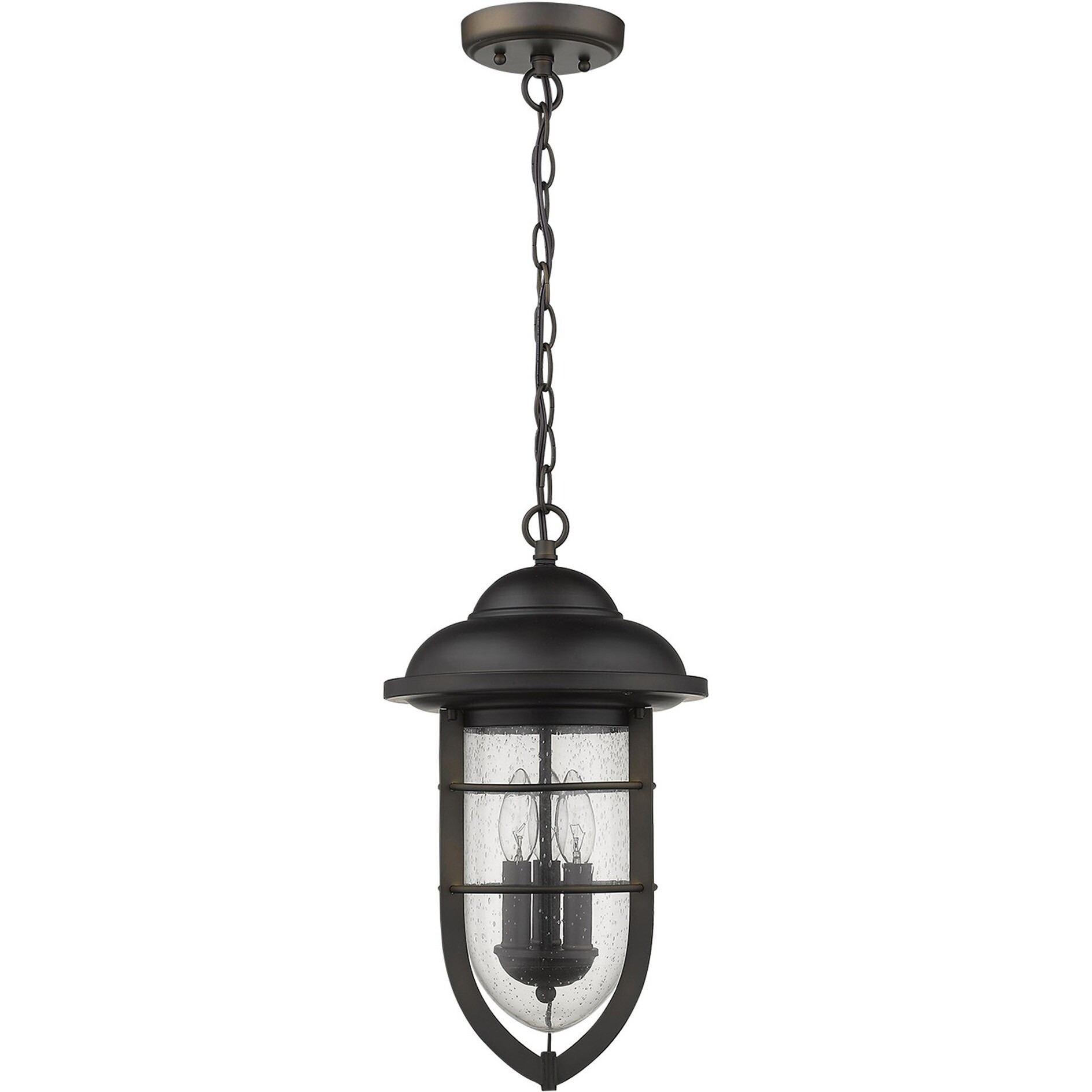 Dylan 3-Light Oil-Rubbed Bronze Hanging Lantern