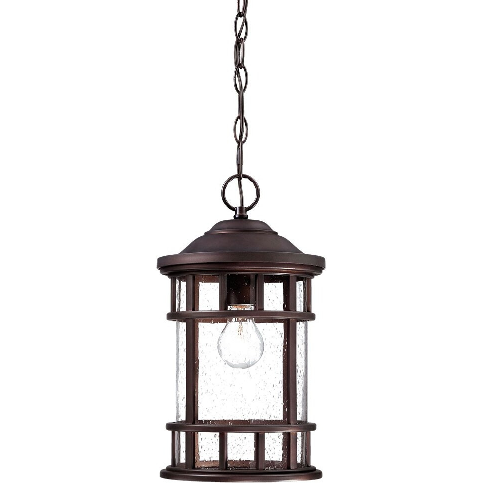 Antique Bronze Canister Hanging Light