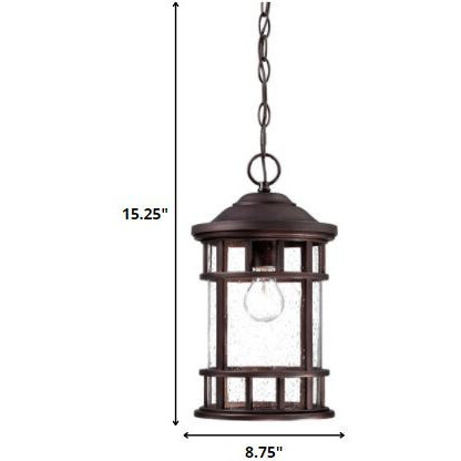 Antique Bronze Canister Hanging Light