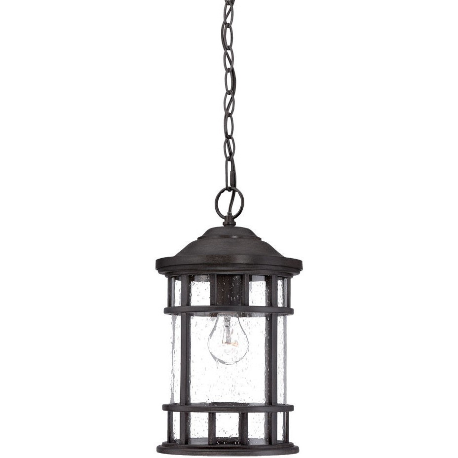 Matte Black Canister Hanging Light