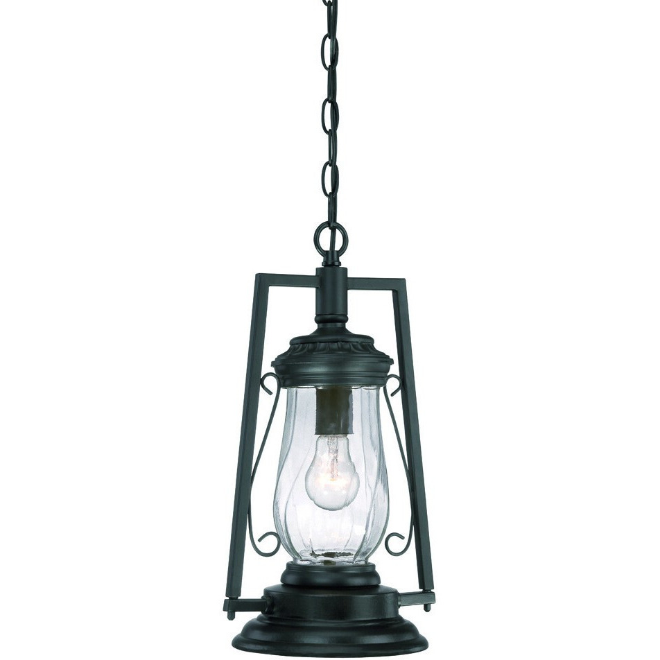 Matte Black Oil Lamp Hanging Light