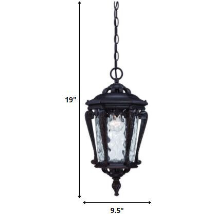 Stratford 1-Light Architectural Bronze Hanging Light